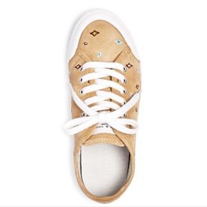 Rag & Bone Suede Embroidered Sneakers